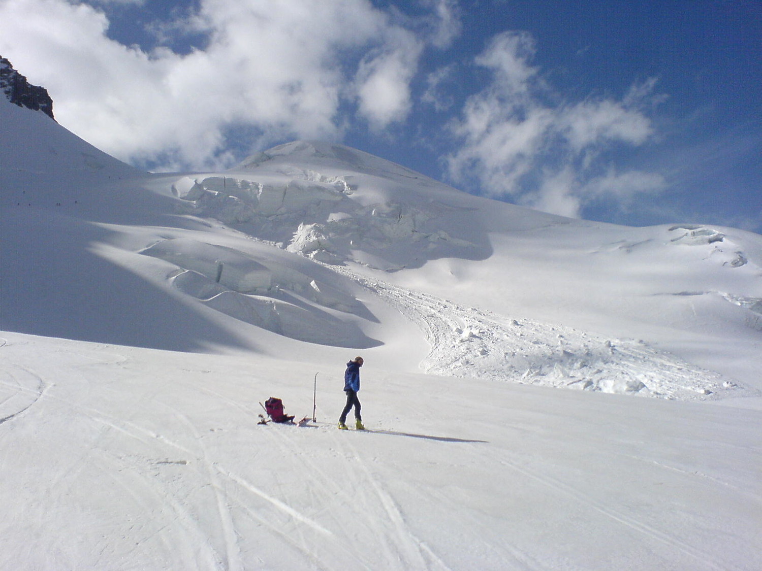 vue sur le sommet d'hiver