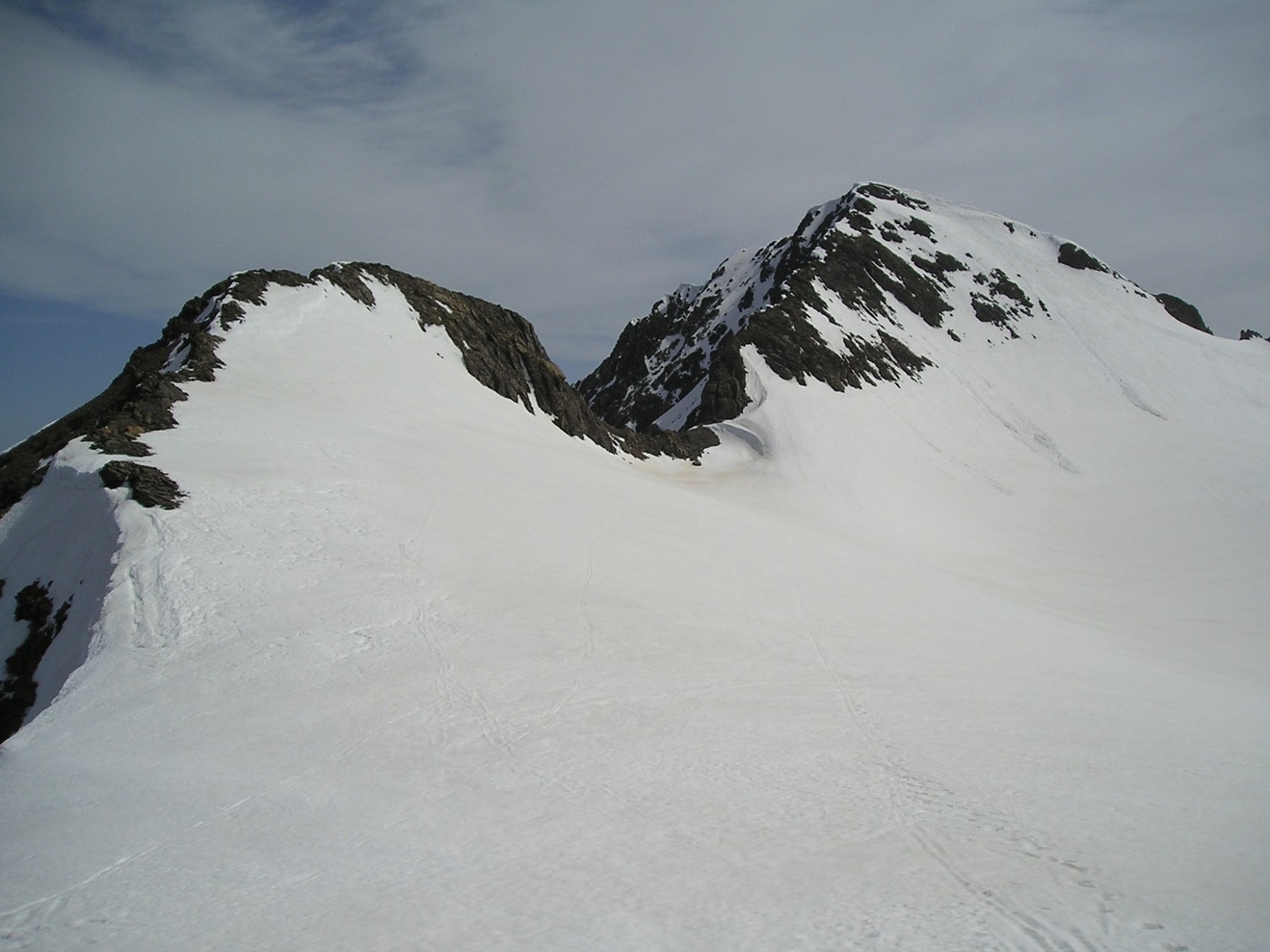 Pic Bayle depuis le col de la Pyramide