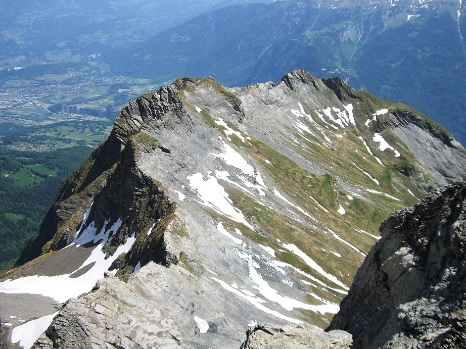 La crête de Seintanère (depuis le sommet)