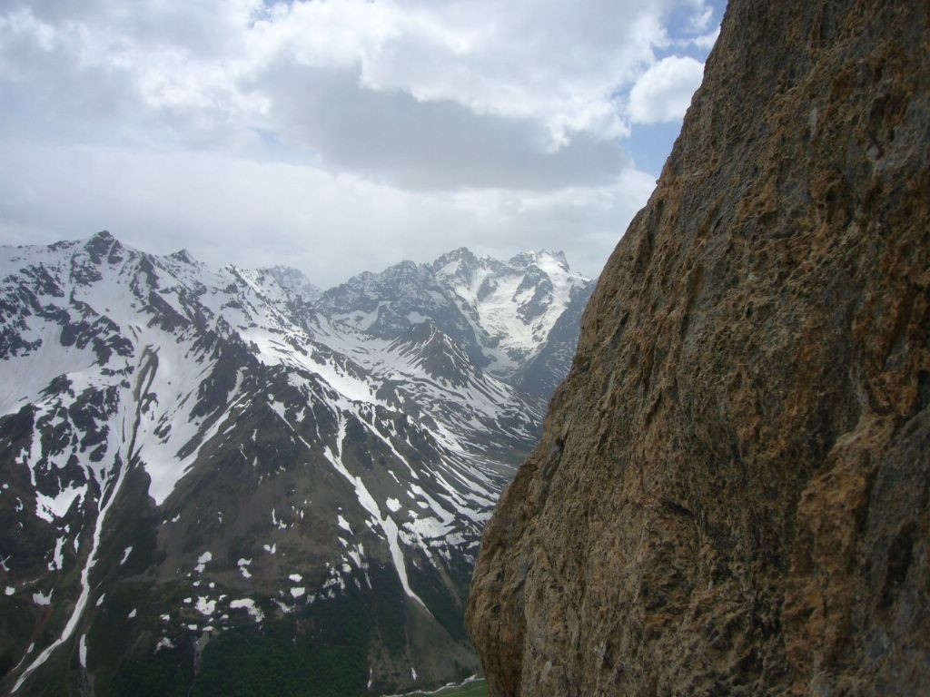 la meije depuis la voie