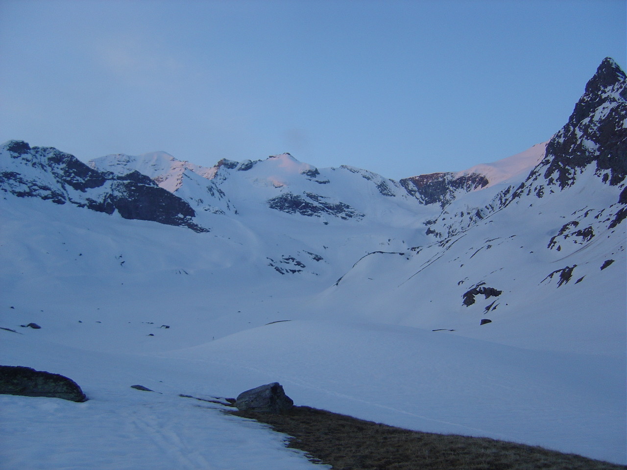 Lever de soleil au col des Evettes