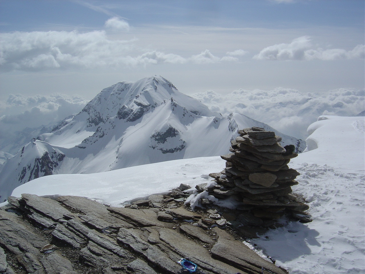 Du sommet, vue sur les Ciamerella