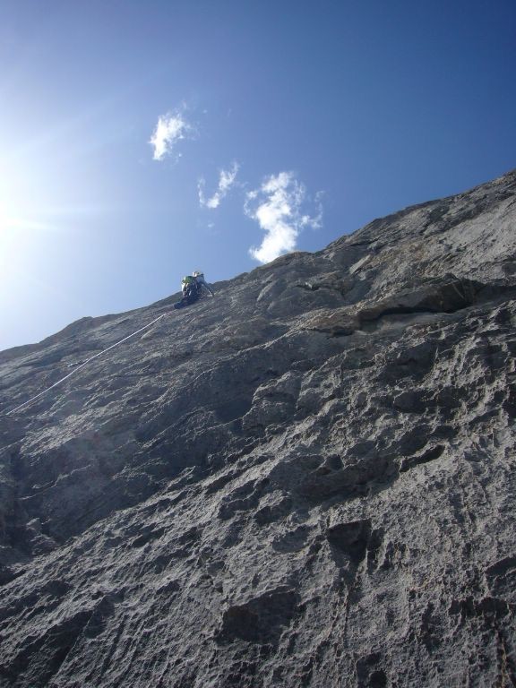 L6 après la vire: magnifique 6a