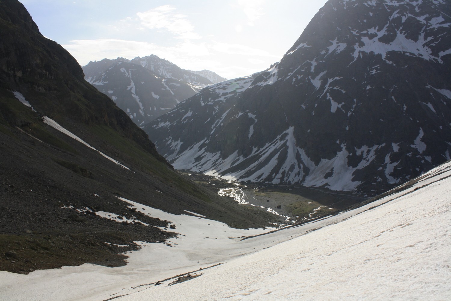 Le Plan de Valfourche (limite skiable actuelle)