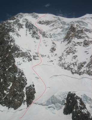 Mont Blanc, west face direct