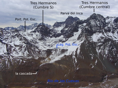 Vista hacia el W desde el Pedro Zanni (24/05/2009)