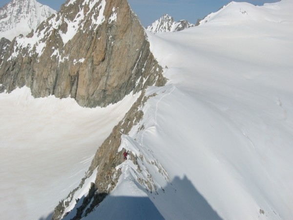 Sulla cresta W del Nesthorn