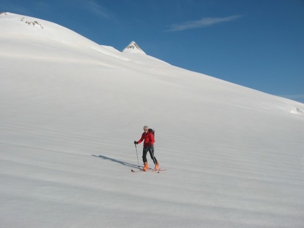 Salendo al Nesthorn poco prima del Gredetschjoch