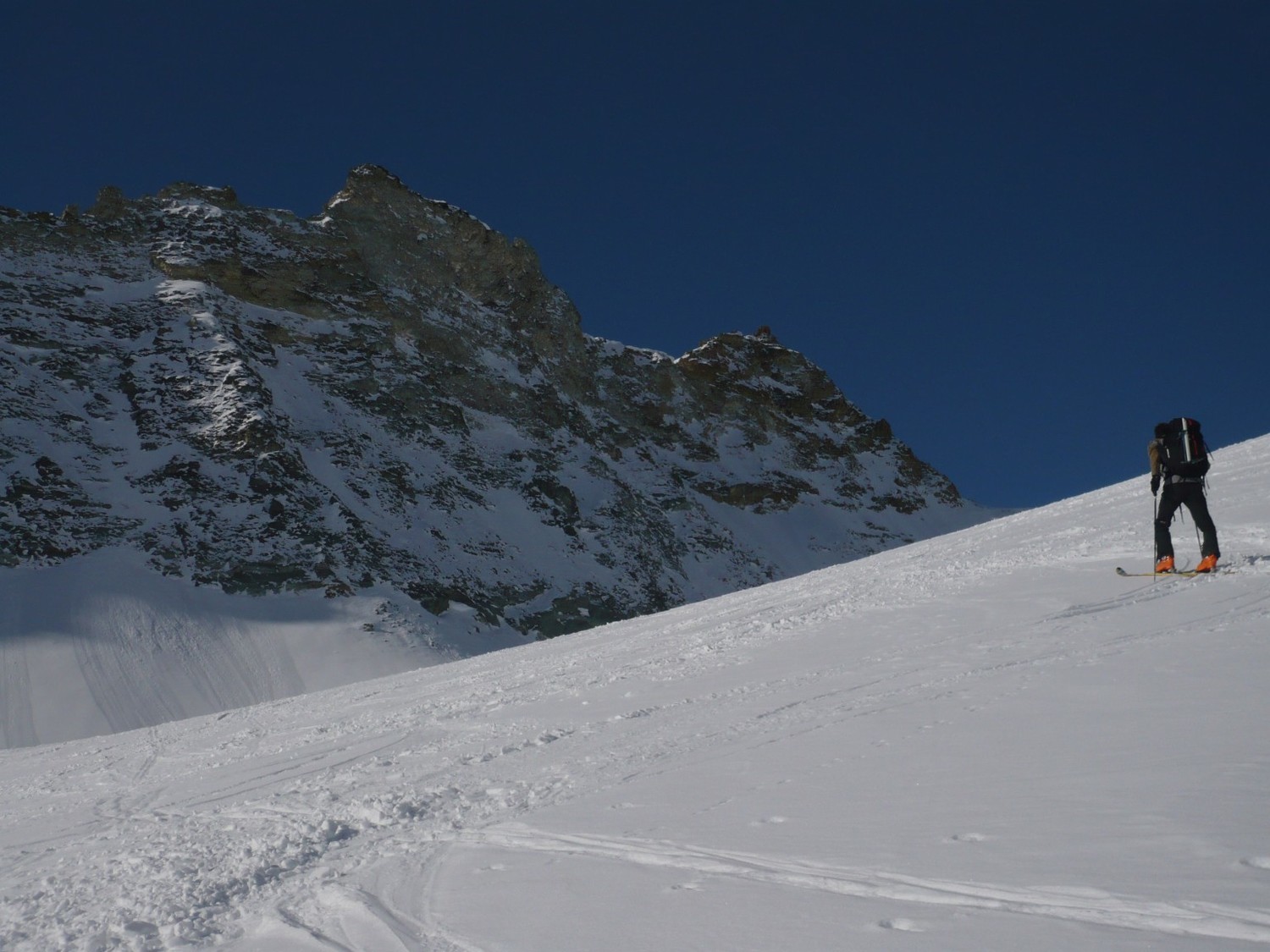 Avant la dernière pente du col