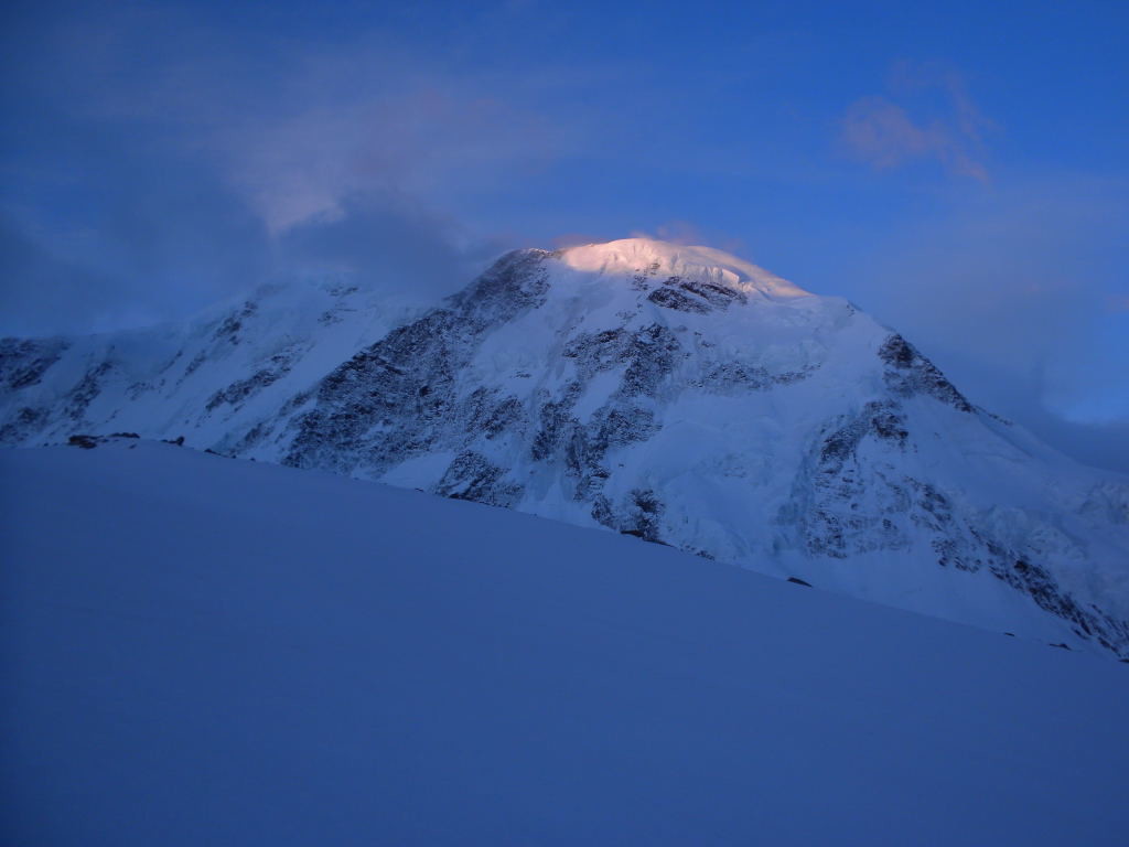 Le Liskamm au petit matin