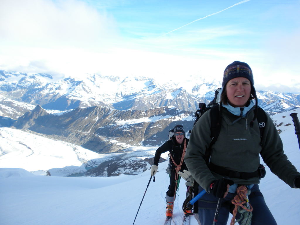 Céline devant le Gornergrat