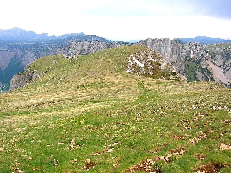 Le plateau sommital
