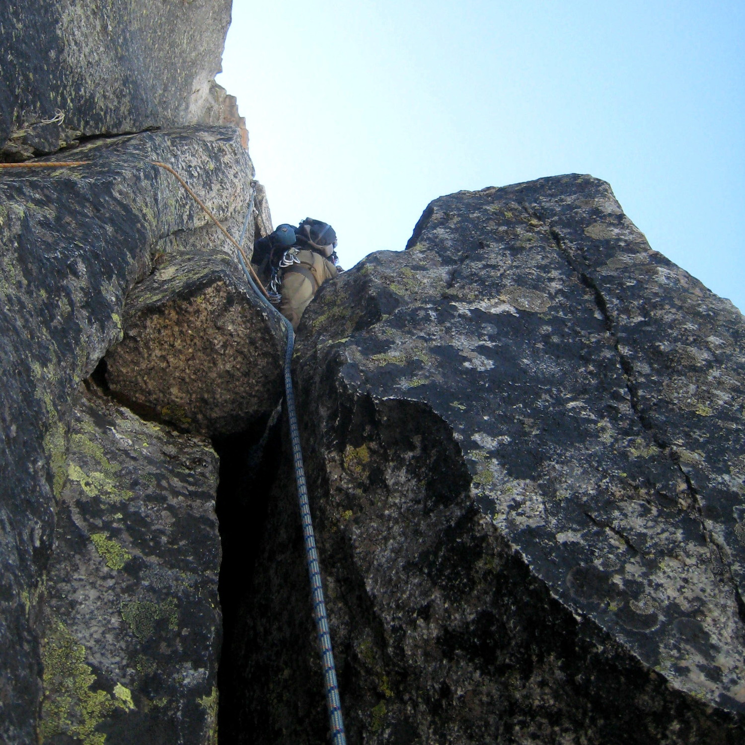 Toby au départ de la belle fissure de L3