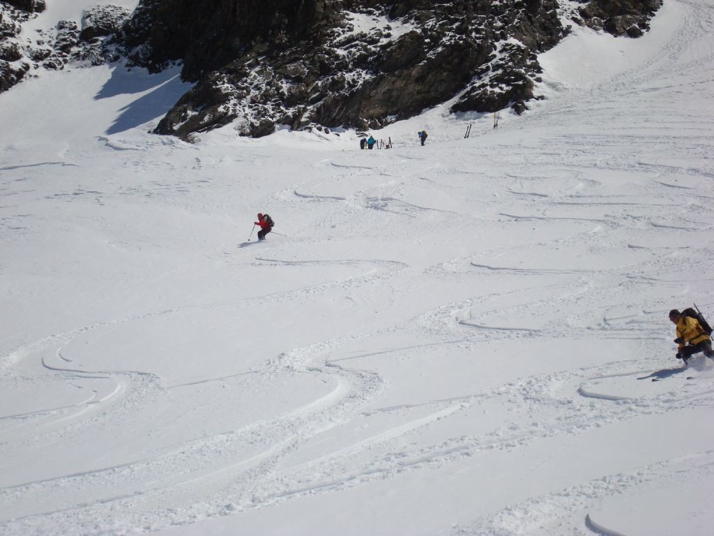 Début de descente géniale!