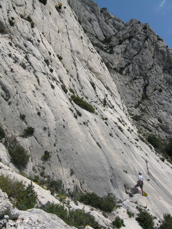 La fissure en 5b du 2eme ressaut