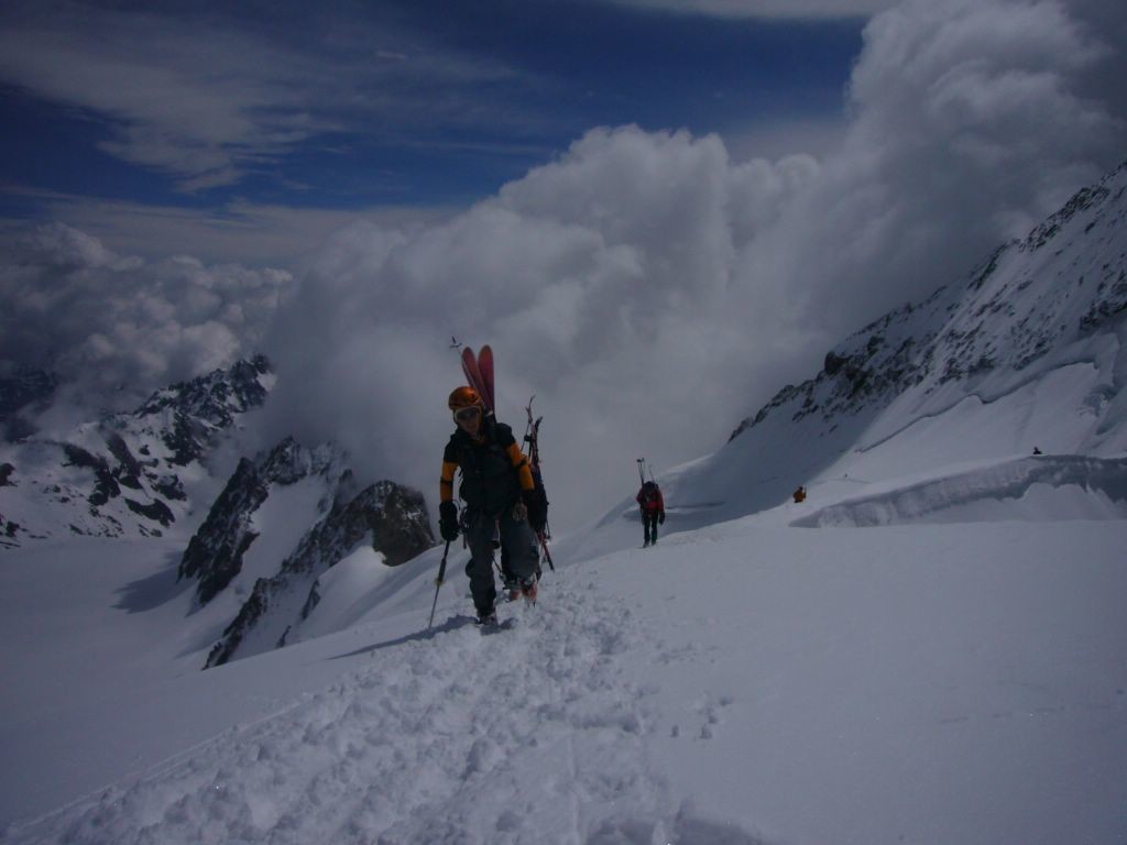 arrivée au dôme