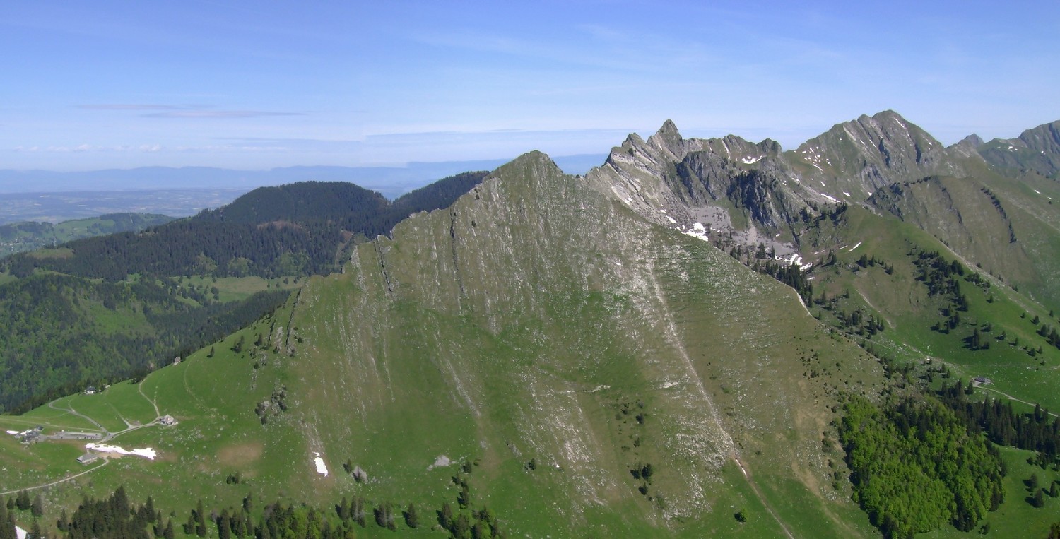 Les Coursis vu du Dent de Hautaudon