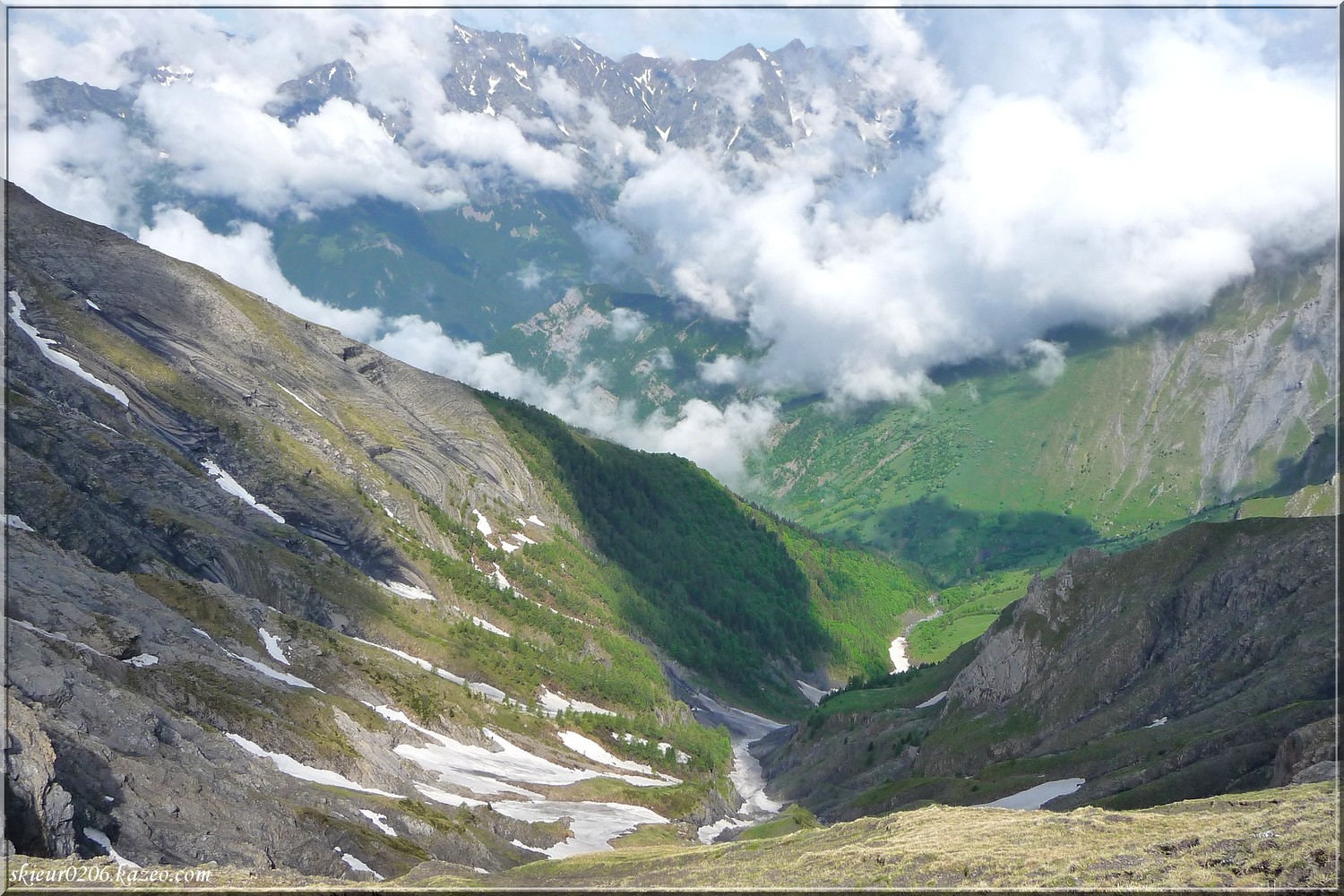 Depuis le Col, vue plongeante