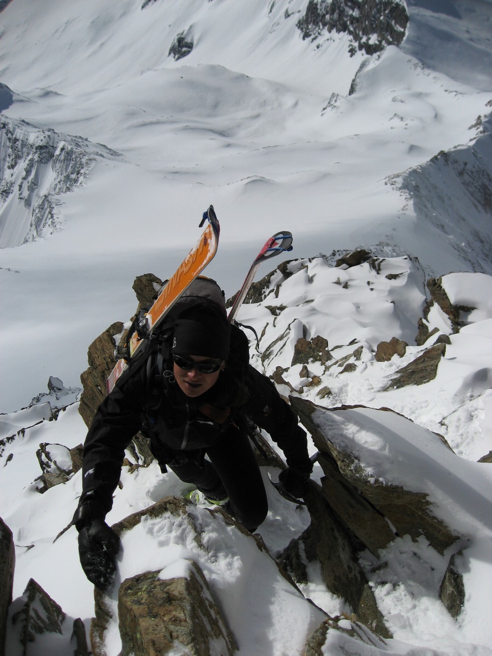 Arête enneigée