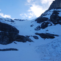 Durante la salita alla Grande Casse da circa 2900 m