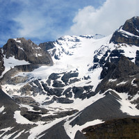 L'accesso alla Grande Casse versante WSW  dal Rifugio della Vanoise