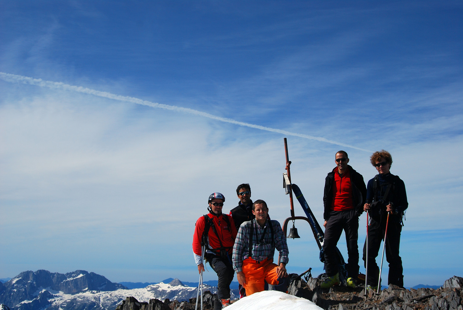 Autoscatto in cima al Pizzo del Diavolo di Malgina 2926 m.