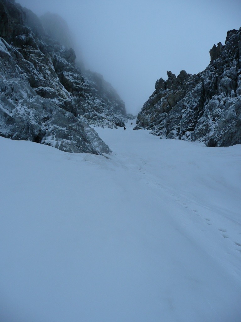 Brec de Chambeyron, couloir Nord