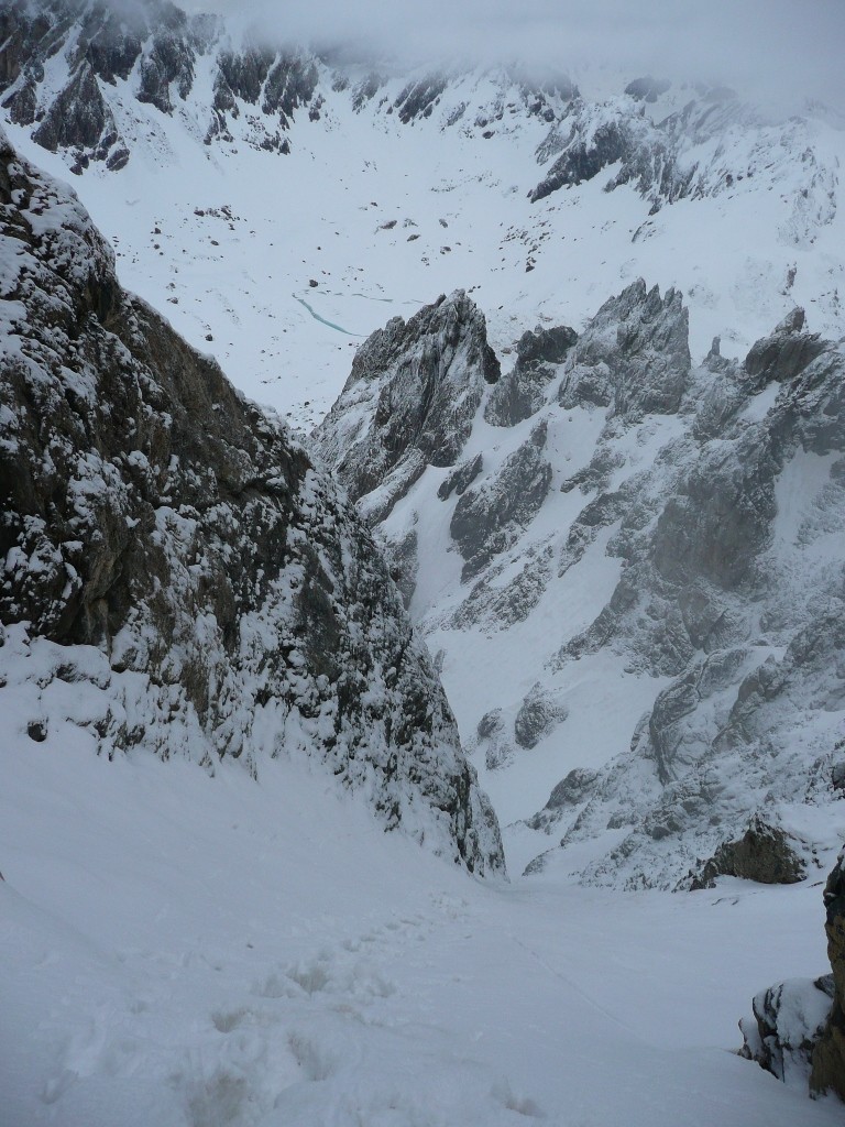 Brec de Chambeyron, couloir Nord.