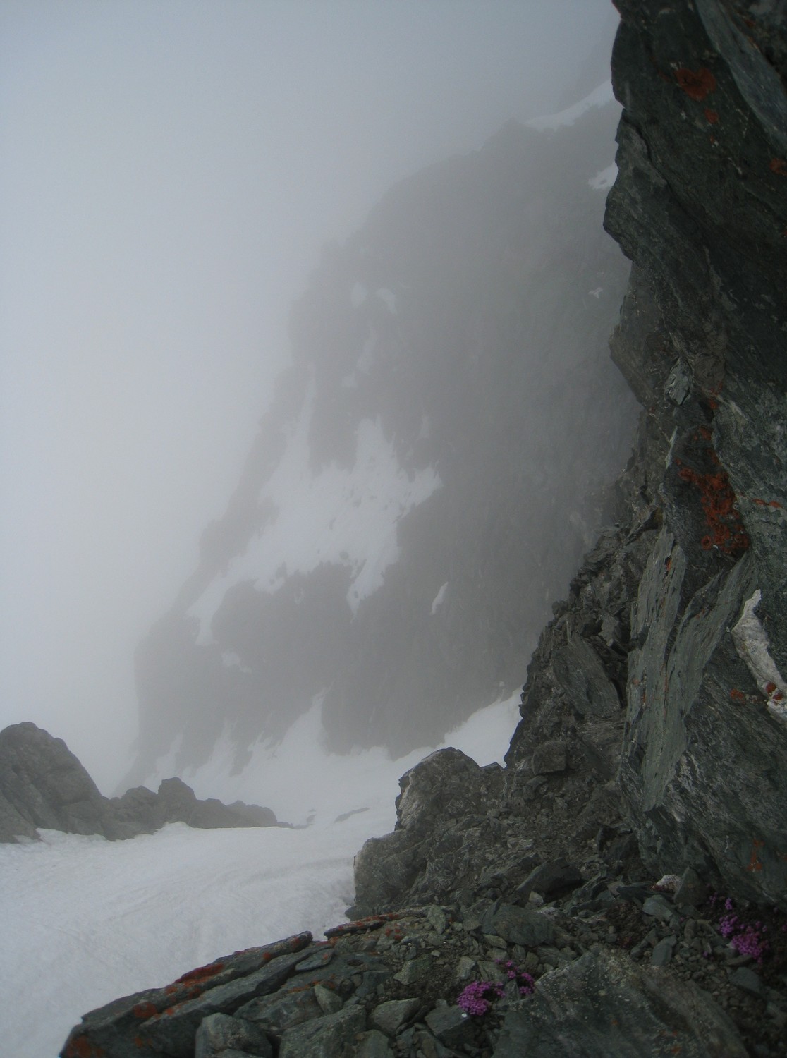 Col de la Bessanese, versant italien: ca plonge...