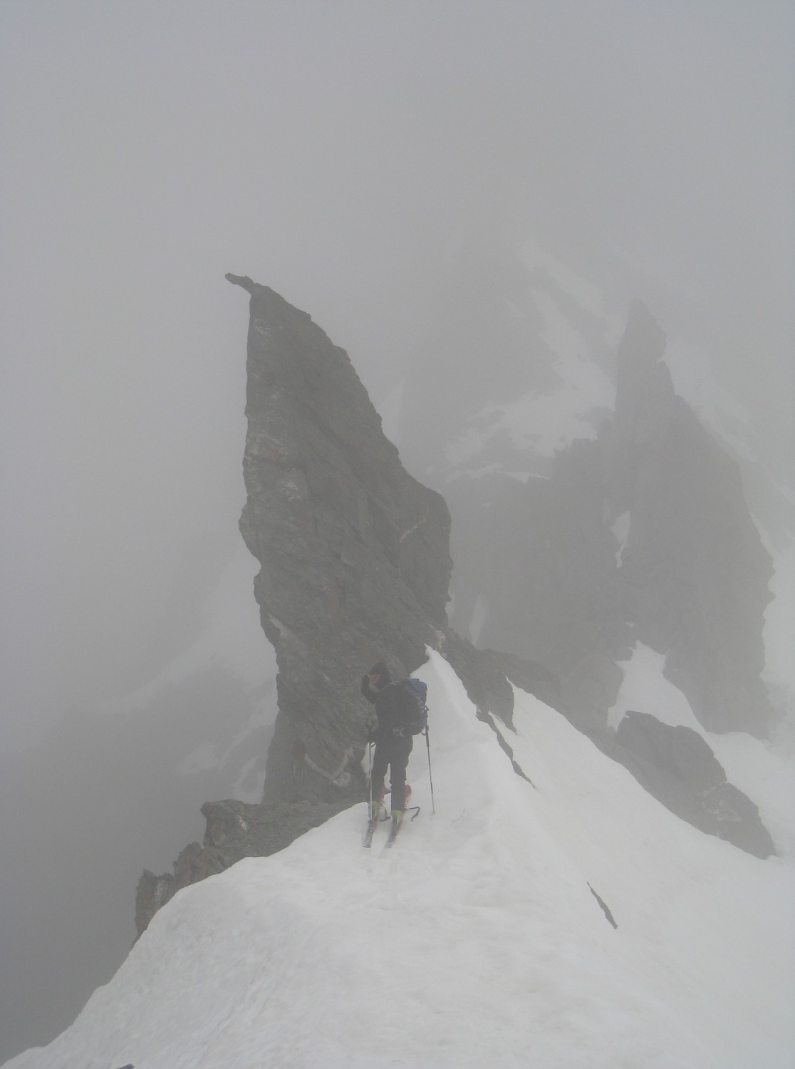 Belle ambience au Col de la Bessanese
