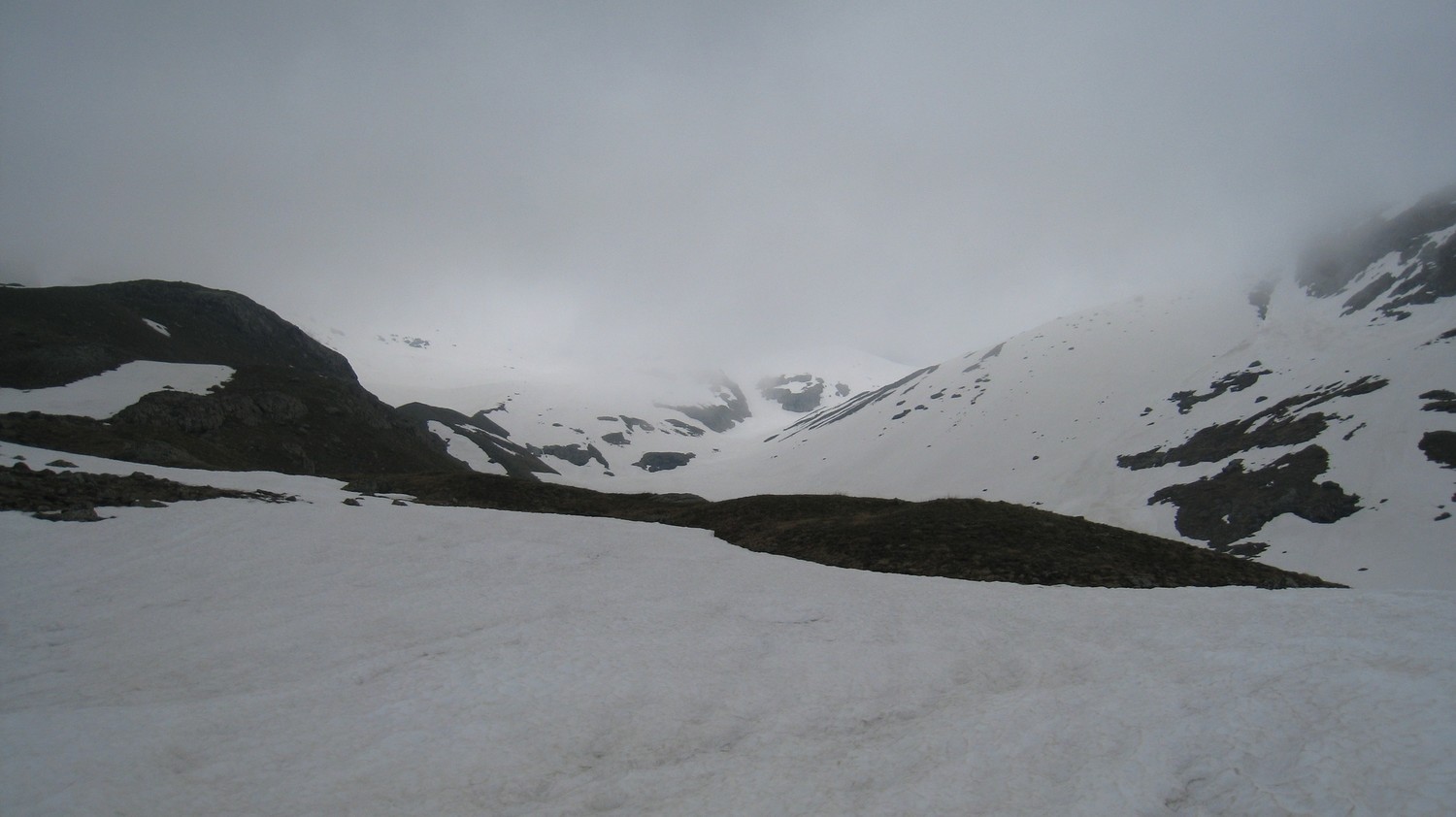 Conditions du jour: notre descente