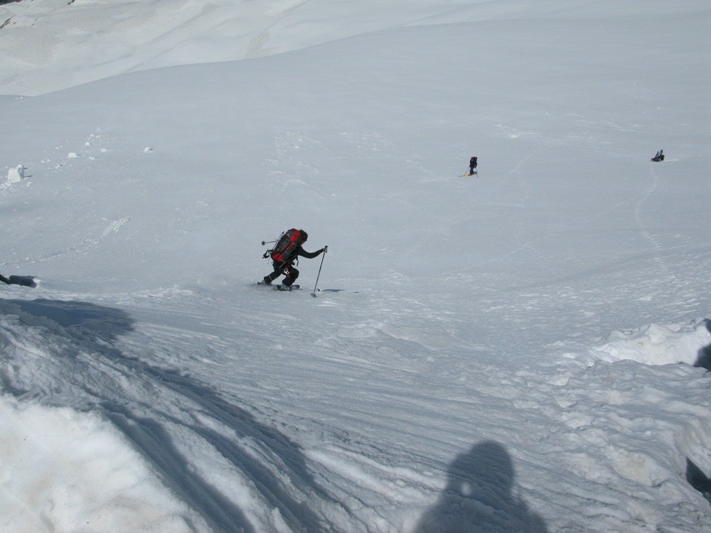 Descente du col 2986m