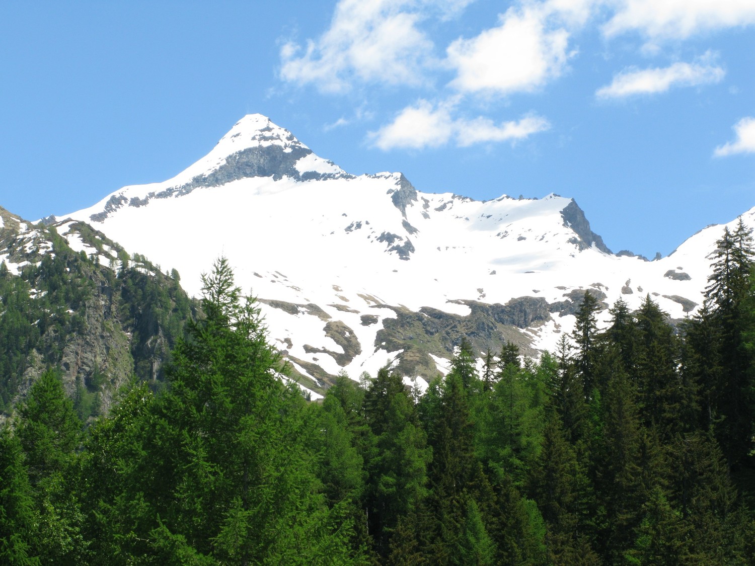 Le Bortelhorn depuis Berisal, le lendemain
