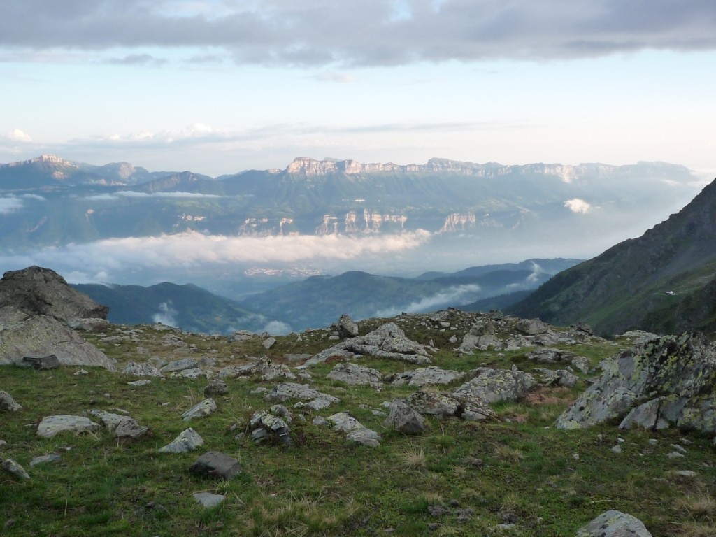 Lever de soleil sur la Chartreuse