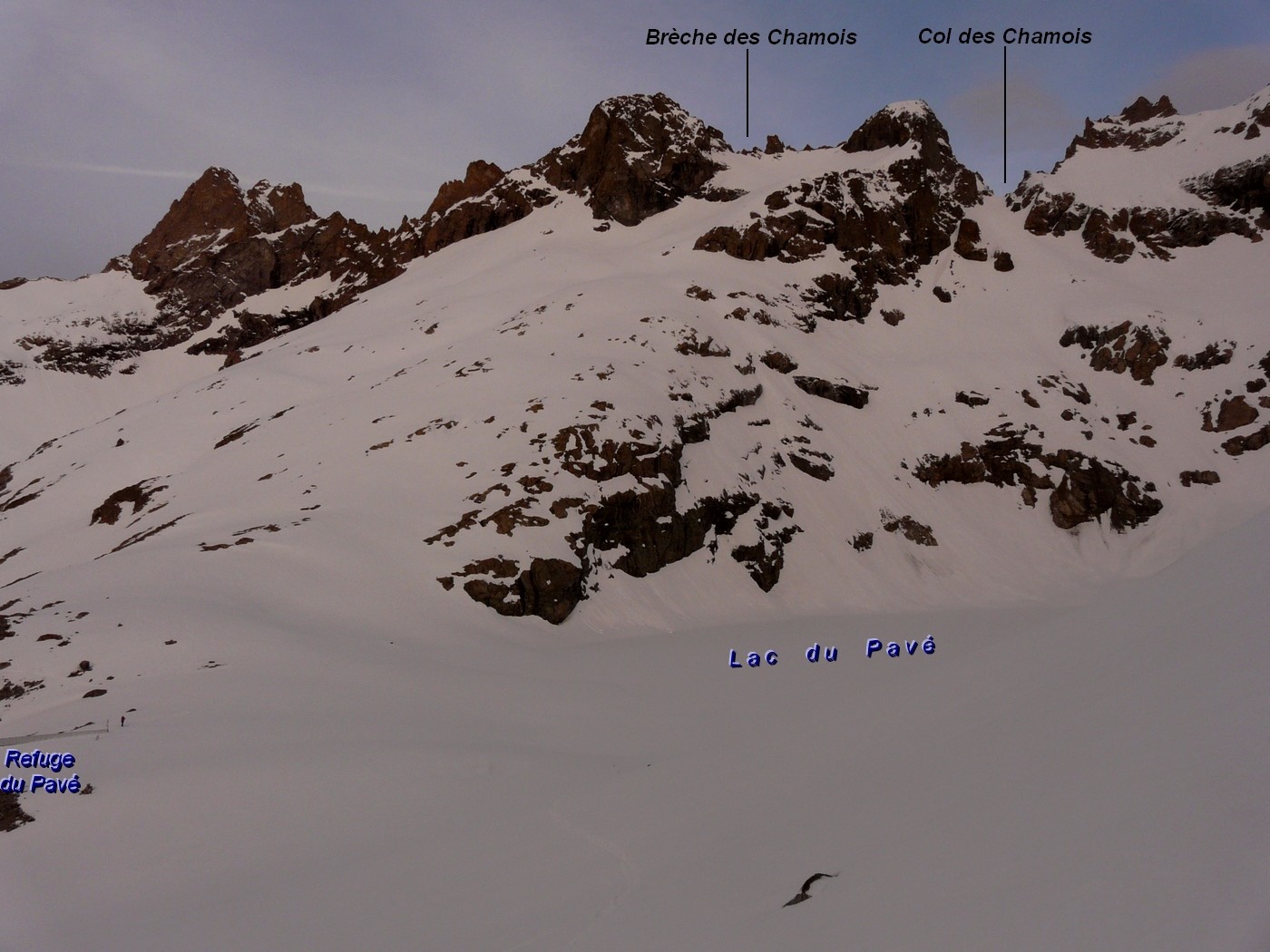 Brèche et Col des Chamois