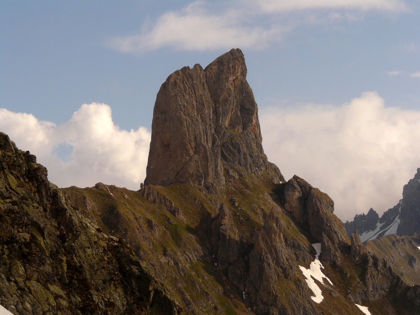 Pierra Menta depuis le Col de la Charbonnière