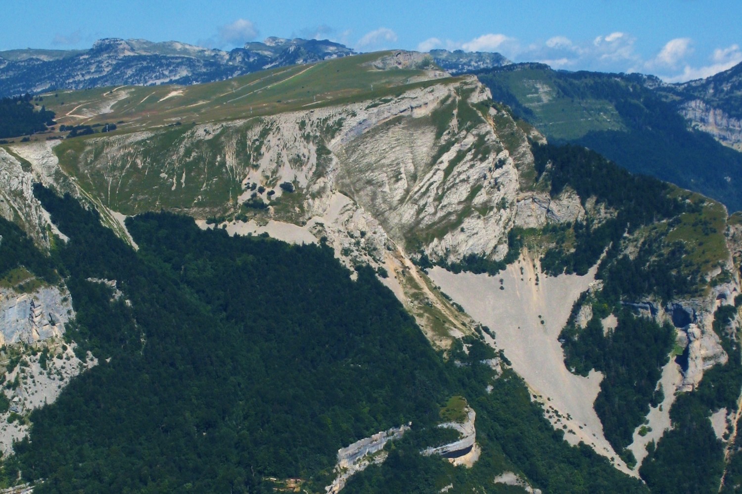 Le But Sapiau vu du But de l'Aiglette