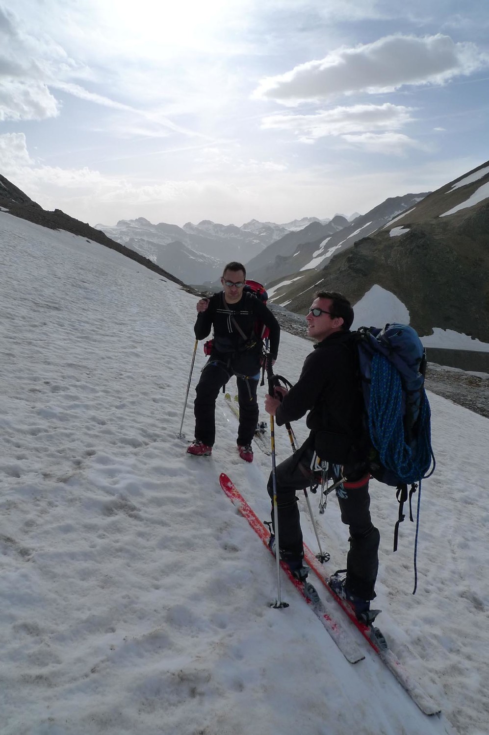 retour au col de Boucharo