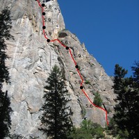 La voie "Northeast Buttress" de Higher Cathedral Rock (Yosemite)