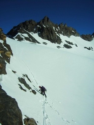 glacier de la Mahure depuis le col de Labby