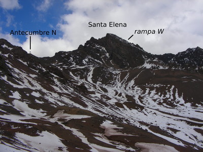 El Santa Elena visto desde el NW (mayo 2009)