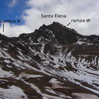 El Santa Elena visto desde el NW (mayo 2009)
