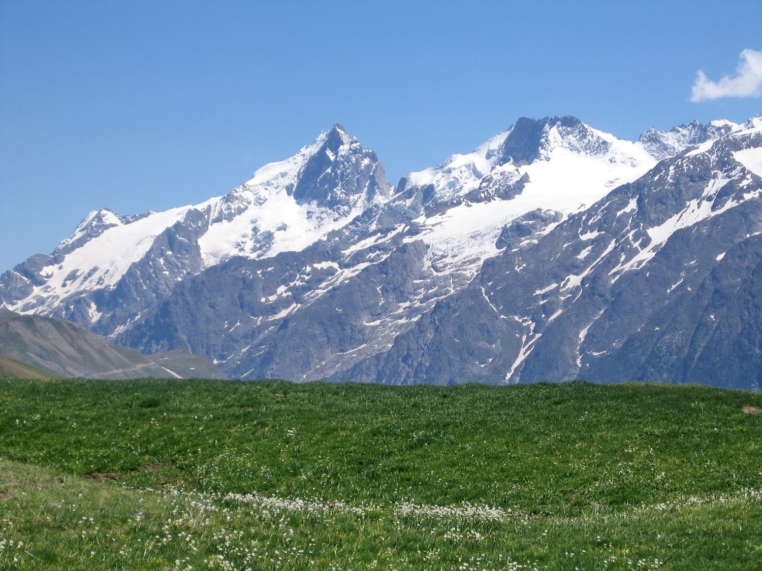 la Meije vue des grandes Buffes