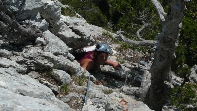 sortie du trou