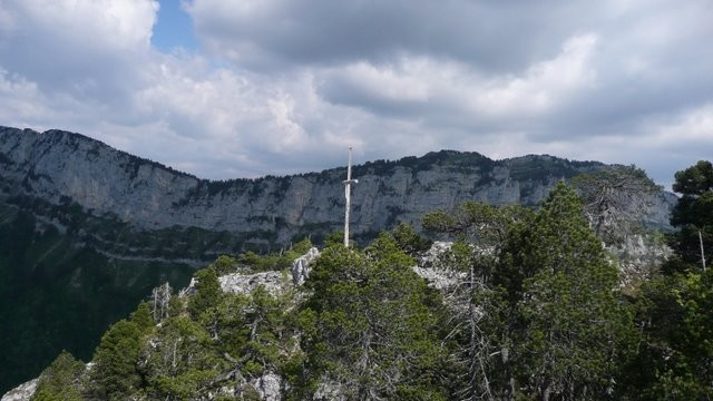 Croix de la Dent Nord, vue de la petite