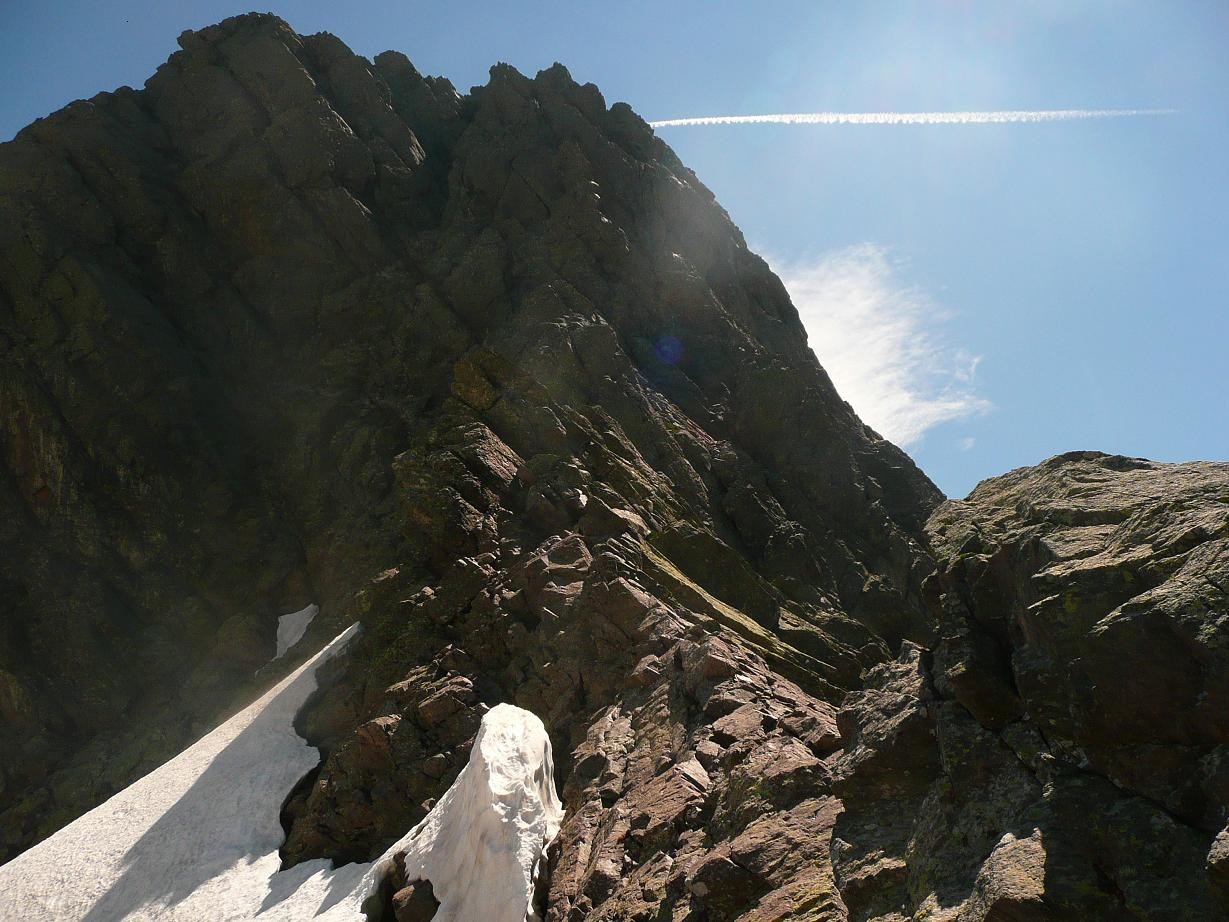 L'arête de la bocca Pampanosa