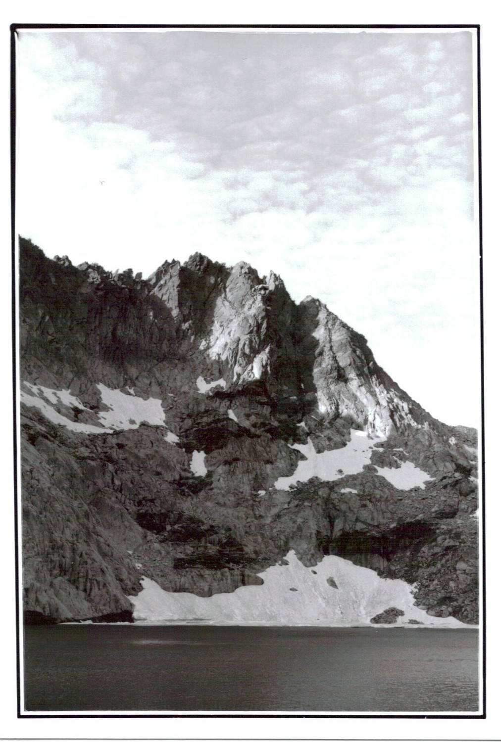 lac et crète de Clarabide