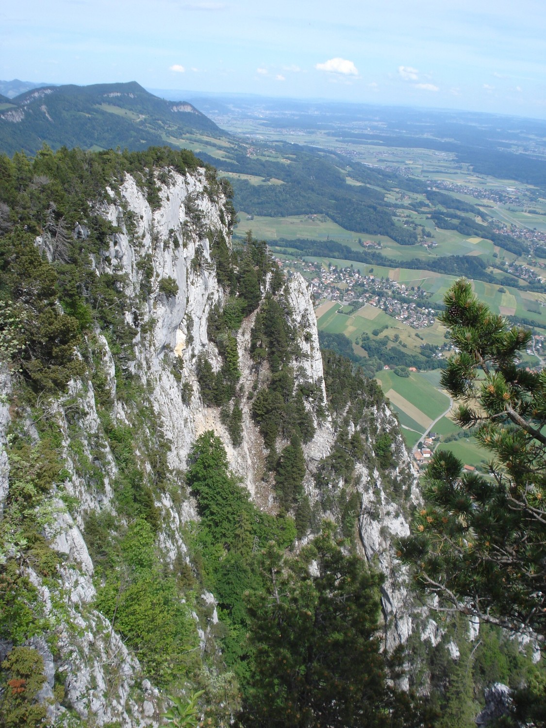 Au sommet de la Balmflue et de son arête S