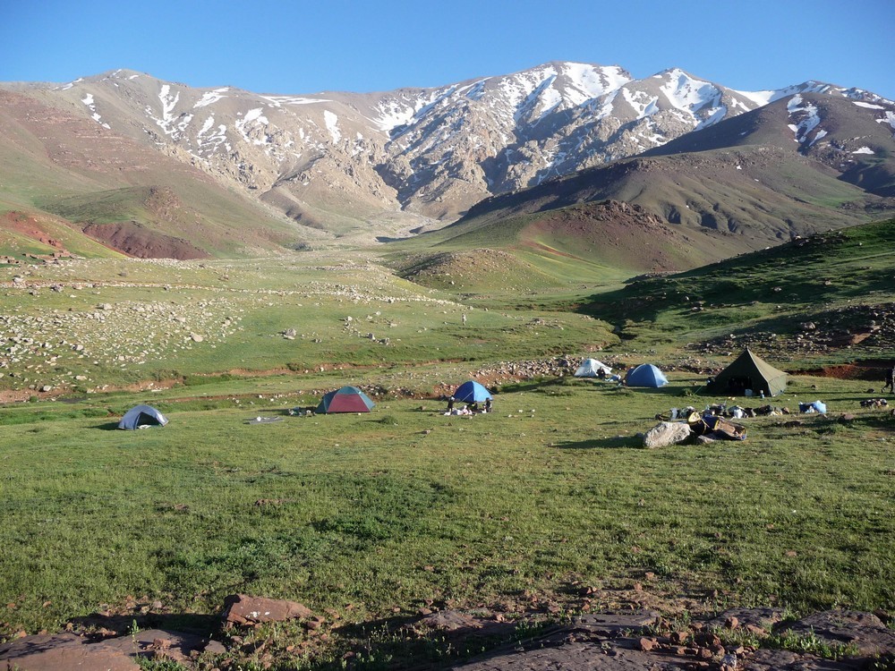 bivouac azib n'ouagouns ( sous le meltsène )