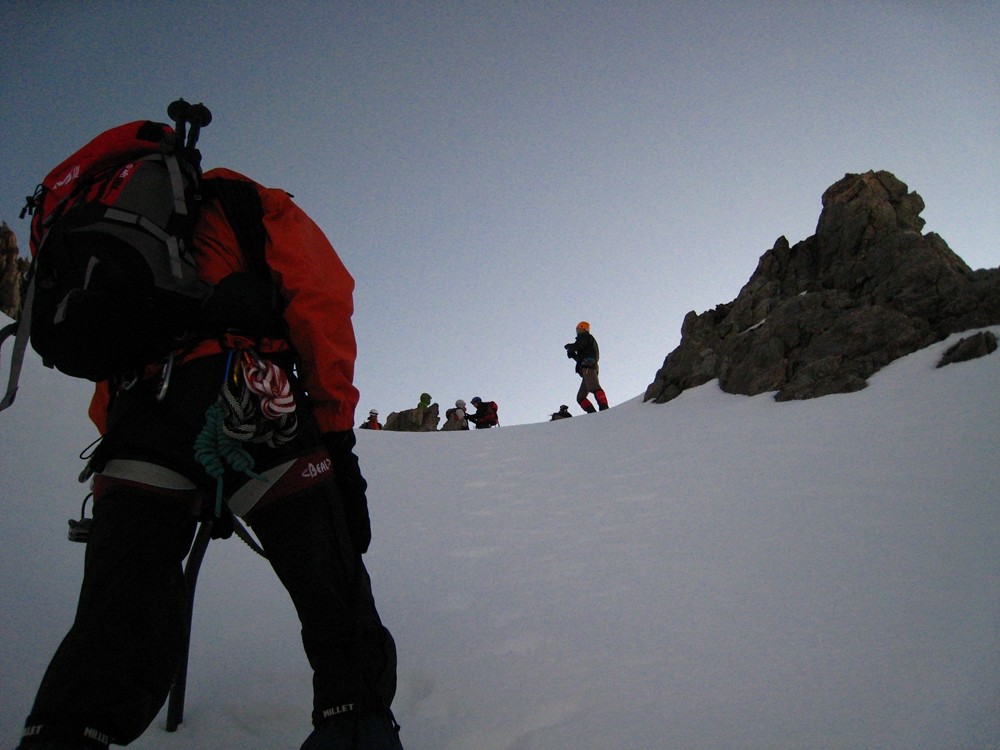 En haut du couloir S de Roche Paillon